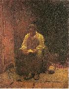 Jonathan Eastman Johnson The Lord is my Shepard china oil painting artist
